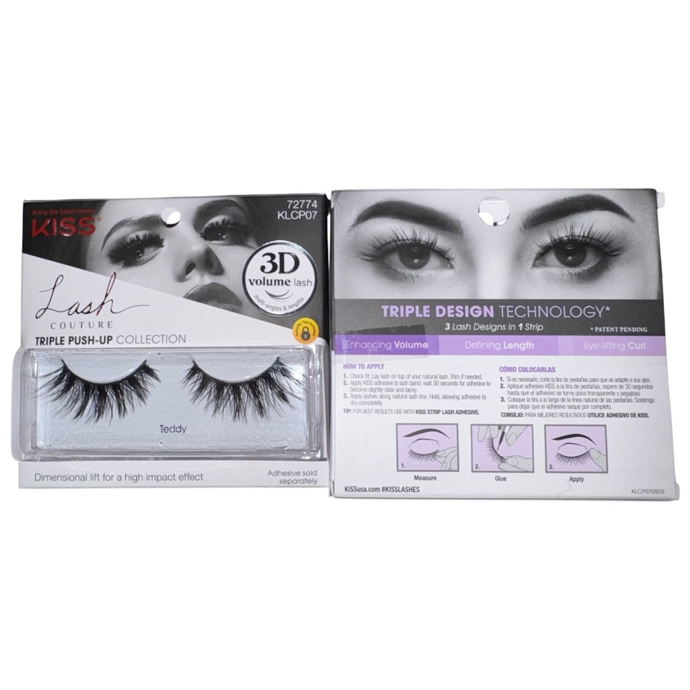 Kiss Lash Couture Triple Push-Up - Teddy